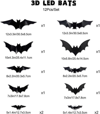 LED Bats Stickers